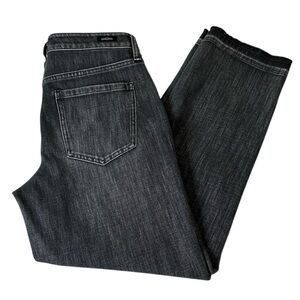 Liverpool Los Angeles LIV non-skinny skinny let down hem gray jeans 8/29